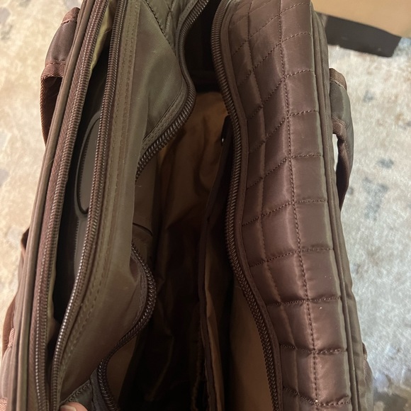 BROWN PLEATHER BAG - Picture 4 of 7